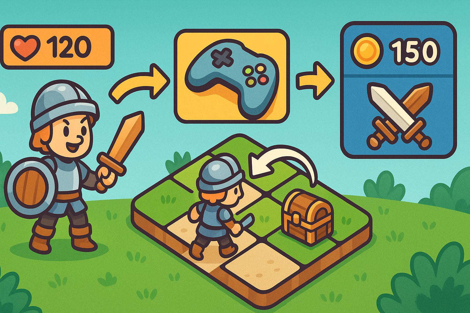 Visual Guides for Clearer Game Action