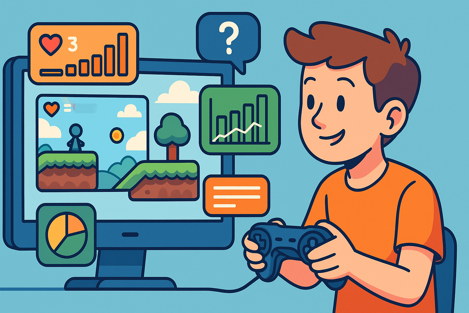 UI That Teaches: Data-Driven Player Progress in Games